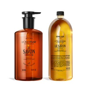 Le Savon Verbena Liquid Hand Soap + Refill