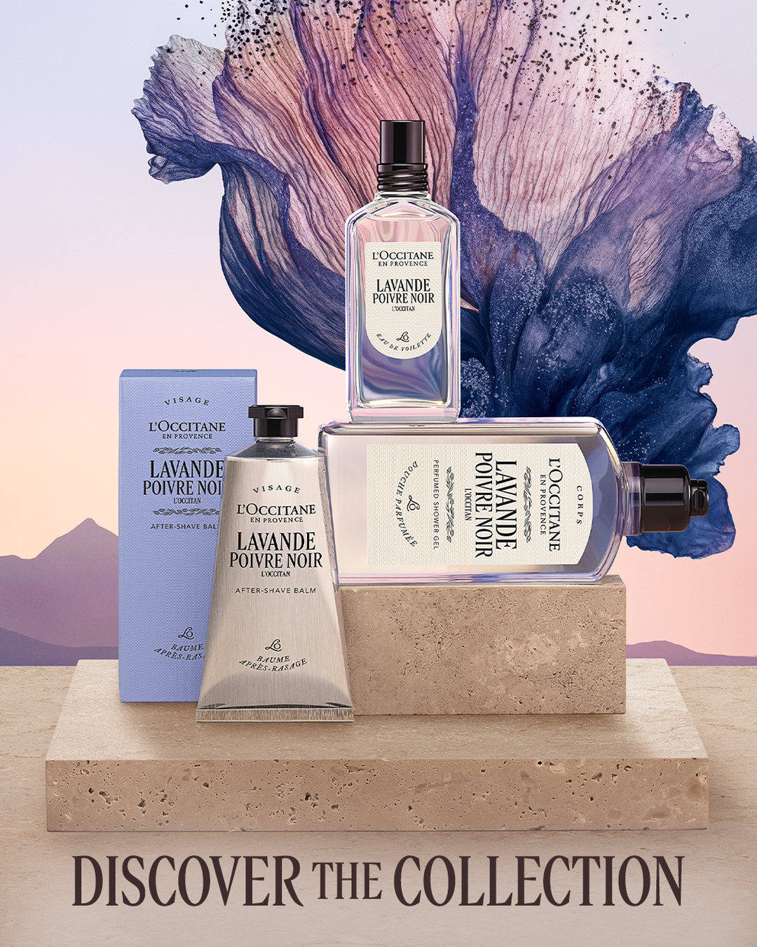 Lavande Poivre Noir (Formerly L'OCCITAN) After-Shave Balm 2.5 FL. OZ. - Image 4